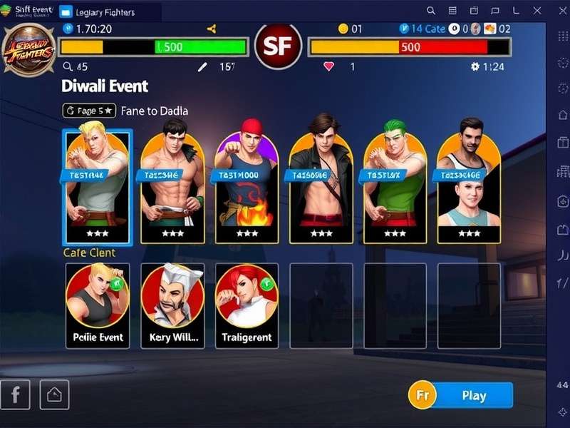 Legendary Fighters Character Selection